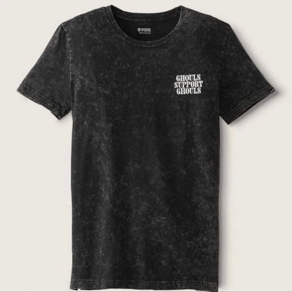 VS Pink Glow In The Dark Halloween Campus Tee